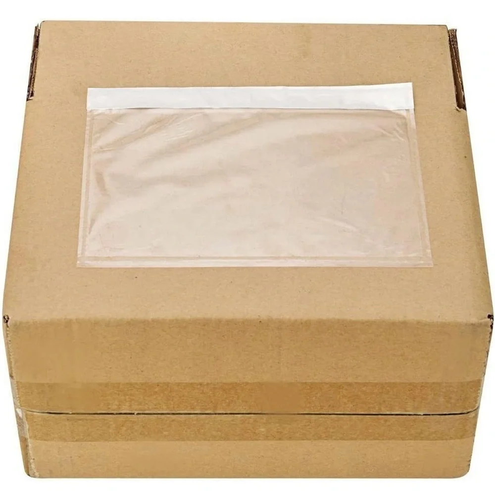 (25) Clear Adhesive Shipping Label Envelopes